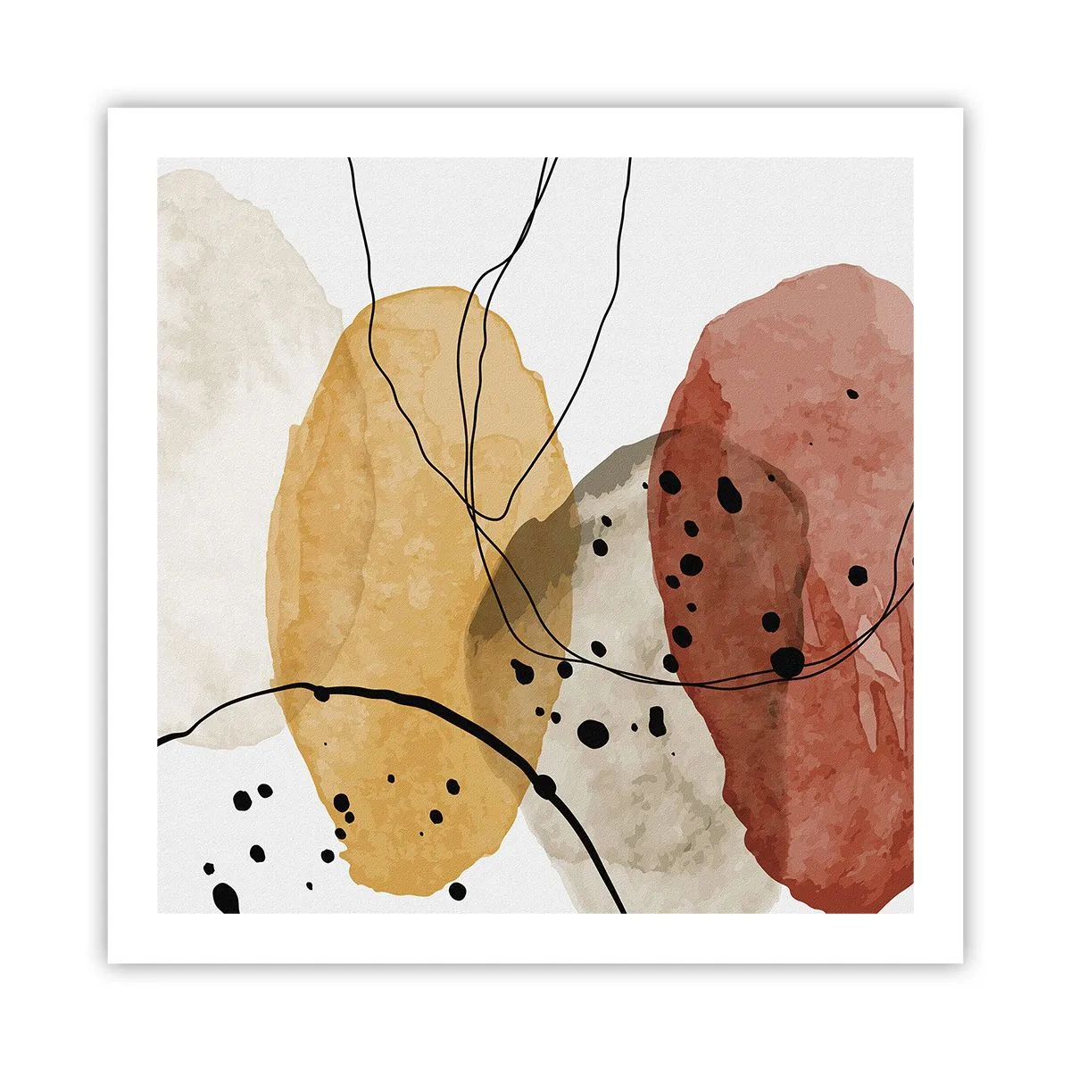 Poster - Come aria leggera e trasparente - 60x60 cm