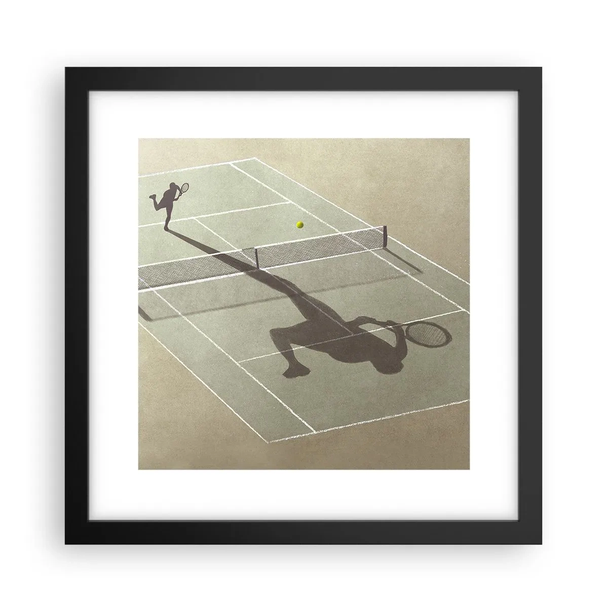 Poster in cornice nera - Sconfiggere se stesso - 30x30 cm