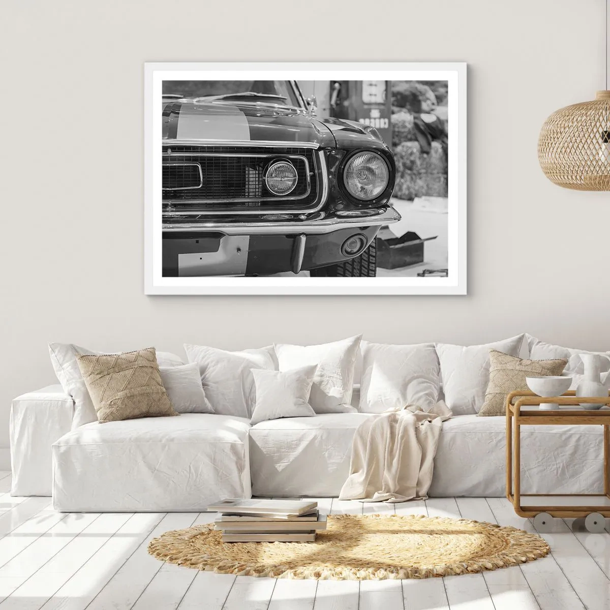 Poster in cornice bianca - A rotta di collo - 70x50 cm