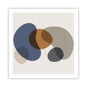 Poster - Gocce di colore - 60x60 cm