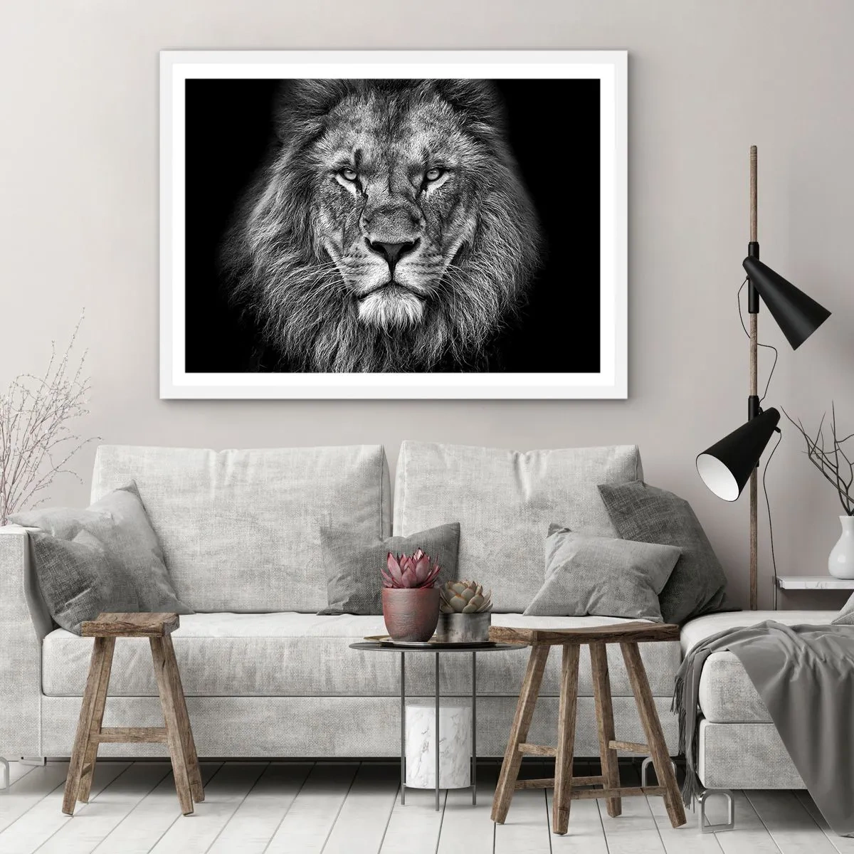 Poster in cornice bianca - Nell'abito dell'incoronazione - 50x40 cm