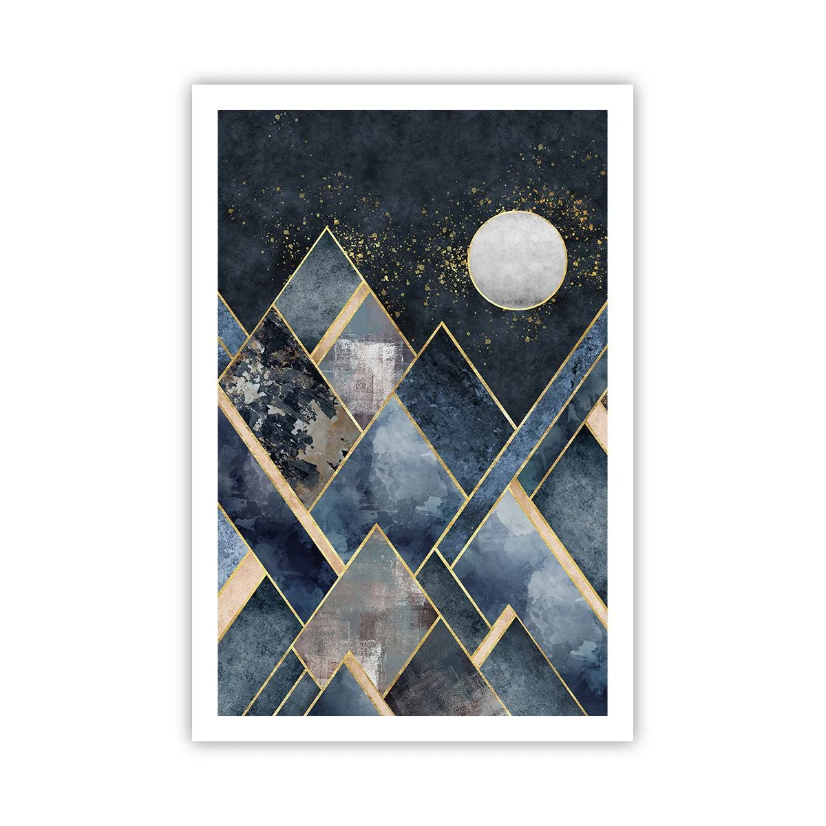 Poster - Paesaggio geometrico - 61x91 cm