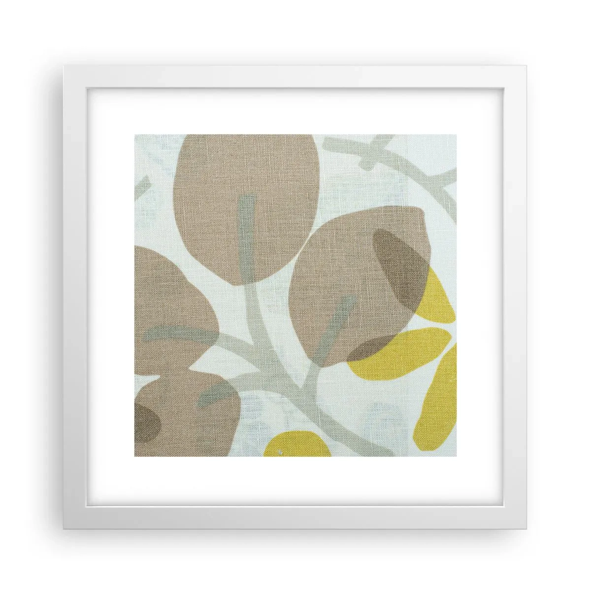 Poster in cornice bianca - Composizione sotto al sole - 30x30 cm