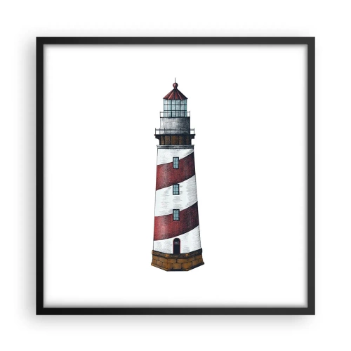 Poster in cornice nera - Sempre di guardia - 50x50 cm