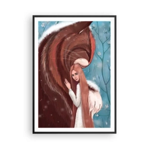 Poster in cornice nera - Benvenuti nella favola - 70x100 cm