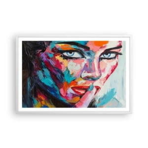 Poster in cornice bianca - Il nostro primo segreto - 91x61 cm