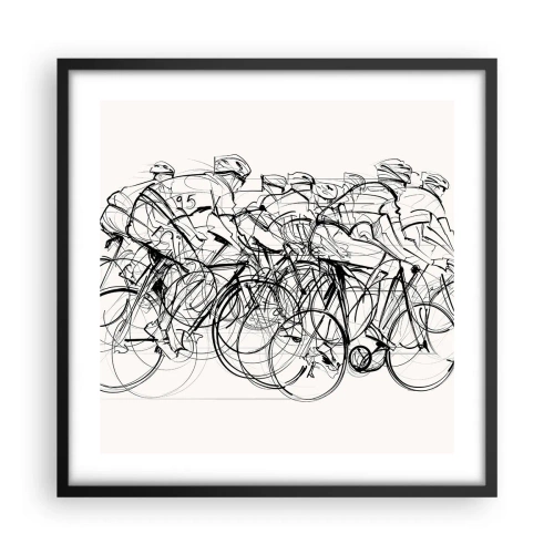 Poster in cornice nera - Insieme - 50x50 cm