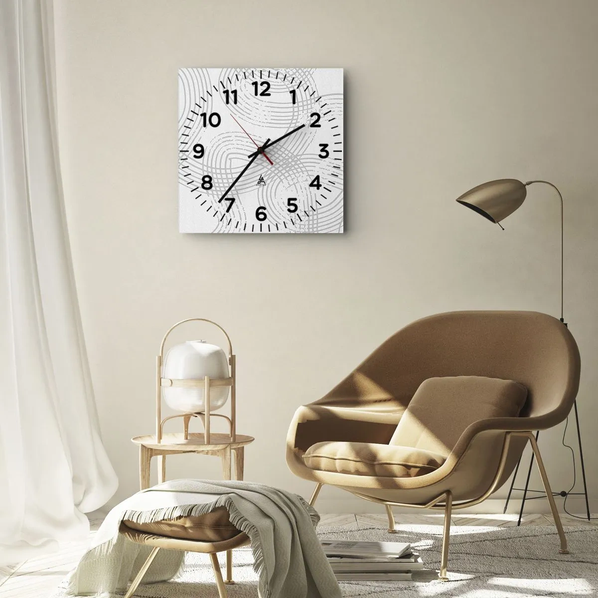 Orologio da parete - Orologio in Vetro - Non vi è una via diritta - 40x40 cm