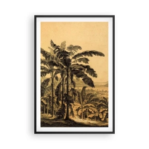 Poster in cornice nera - Nel clima coloniale - 61x91 cm