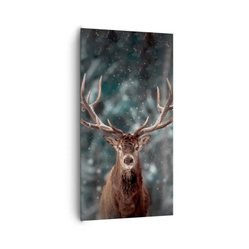 Quadro su tela - Stampe su Tela - Il re del bosco incoronato - 65x120 cm