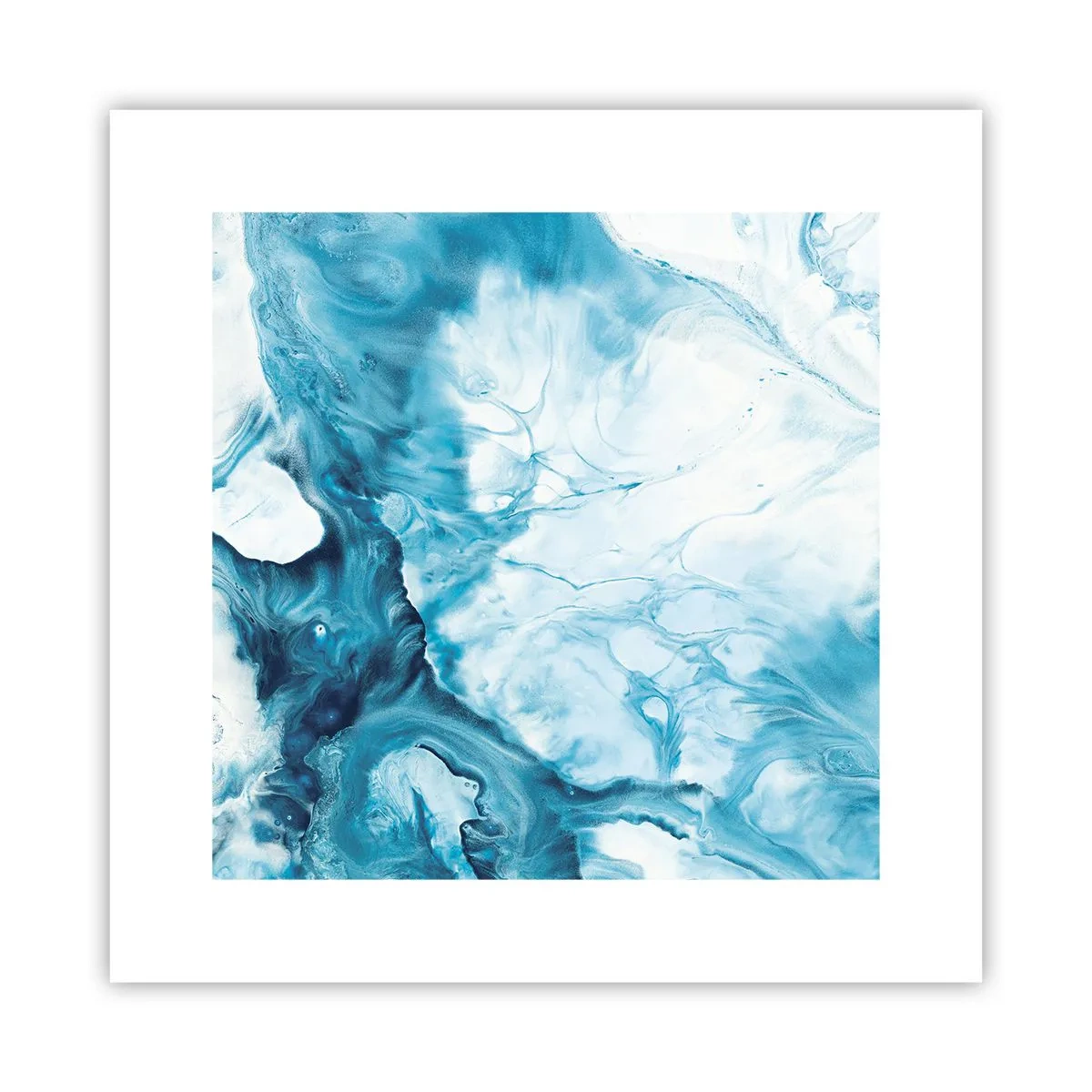 Poster - Concerto di blu - 30x30 cm