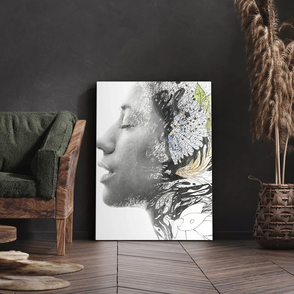 Quadro su tela - Stampe su Tela - Immersa nella natura - 55x100 cm