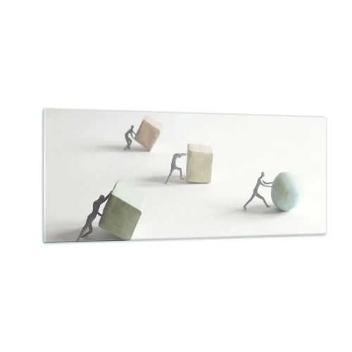 Quadro su vetro - È la vita - 100x40 cm