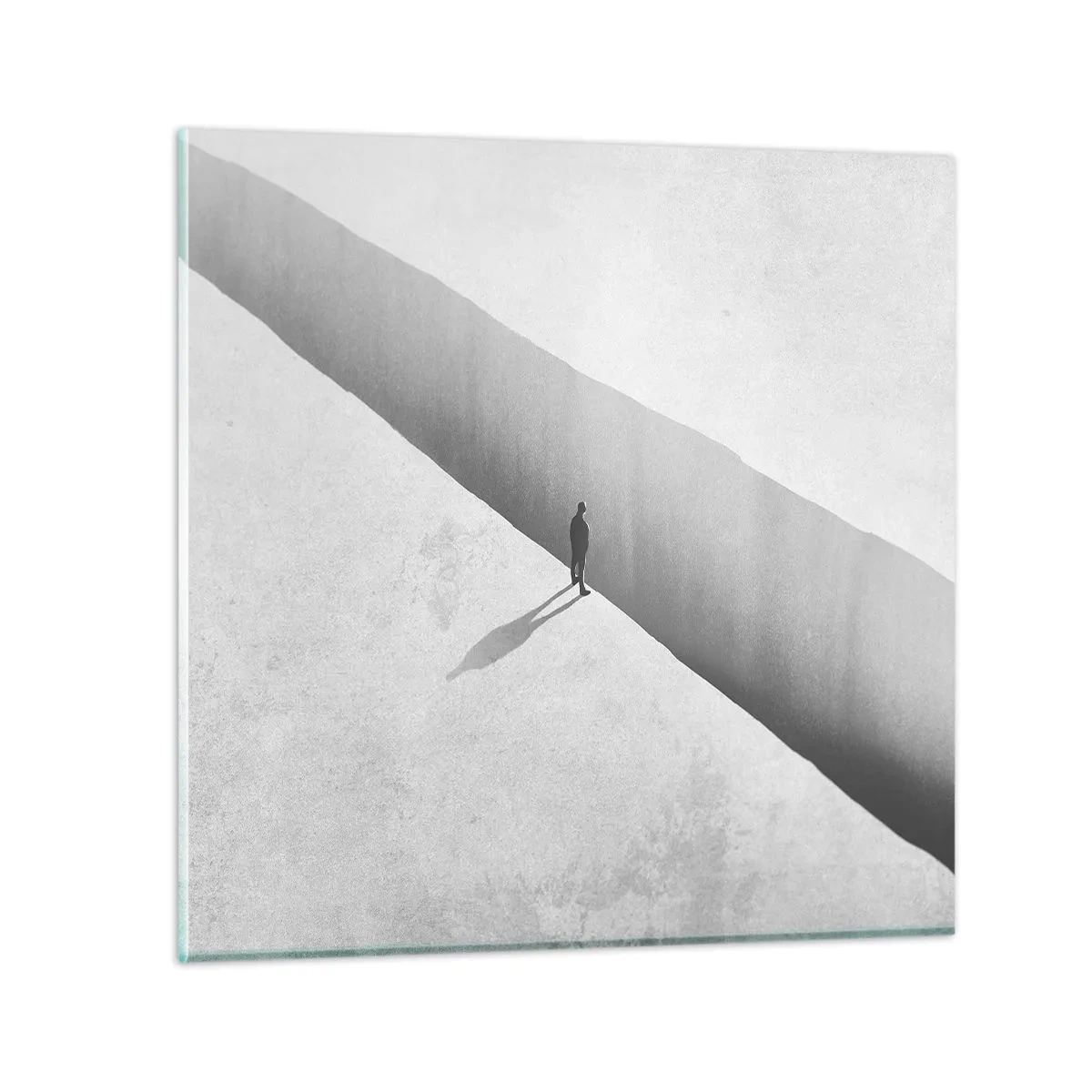 Quadro su vetro - Un obiettivo chiaro - 70x70 cm