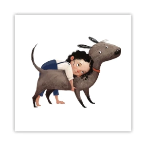 Poster - I migliori amici - 40x40 cm