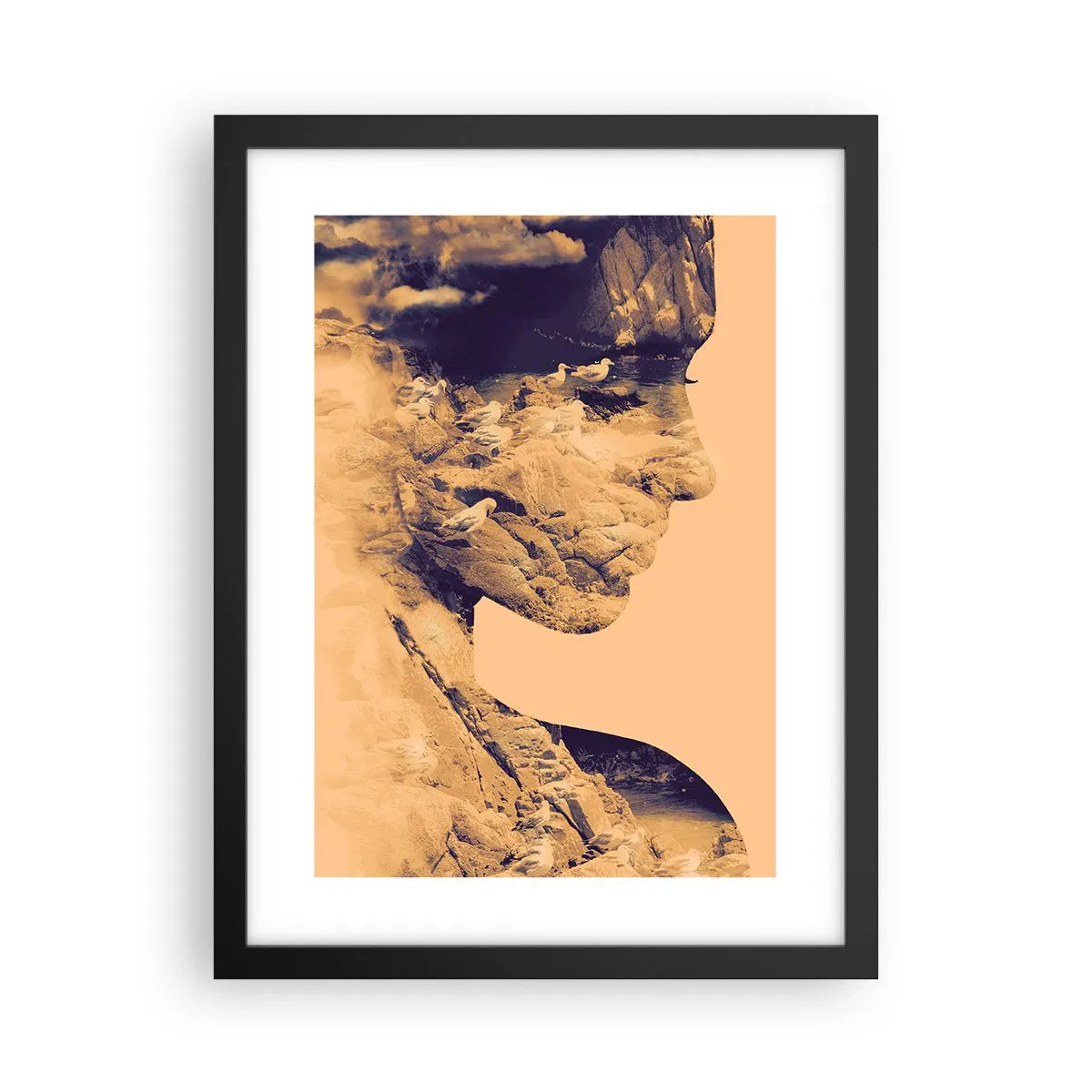 Poster in cornice nera - Bella di natura - 30x40 cm