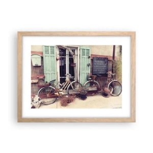 Poster in cornice rovere chiaro - Evviva la provincia - 40x30 cm