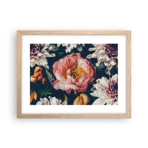 Poster in cornice rovere chiaro - Con fasto barocco - 40x30 cm