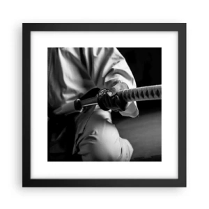 Poster in cornice nera - L'anima del guerriero - 30x30 cm