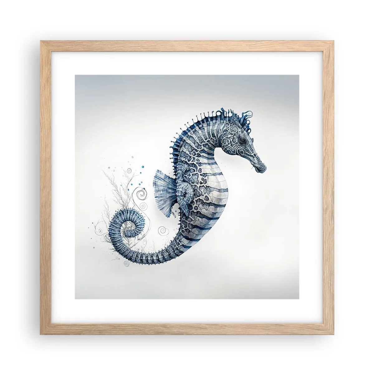 Poster in cornice rovere chiaro - Delicato scherzo di natura - 40x40 cm