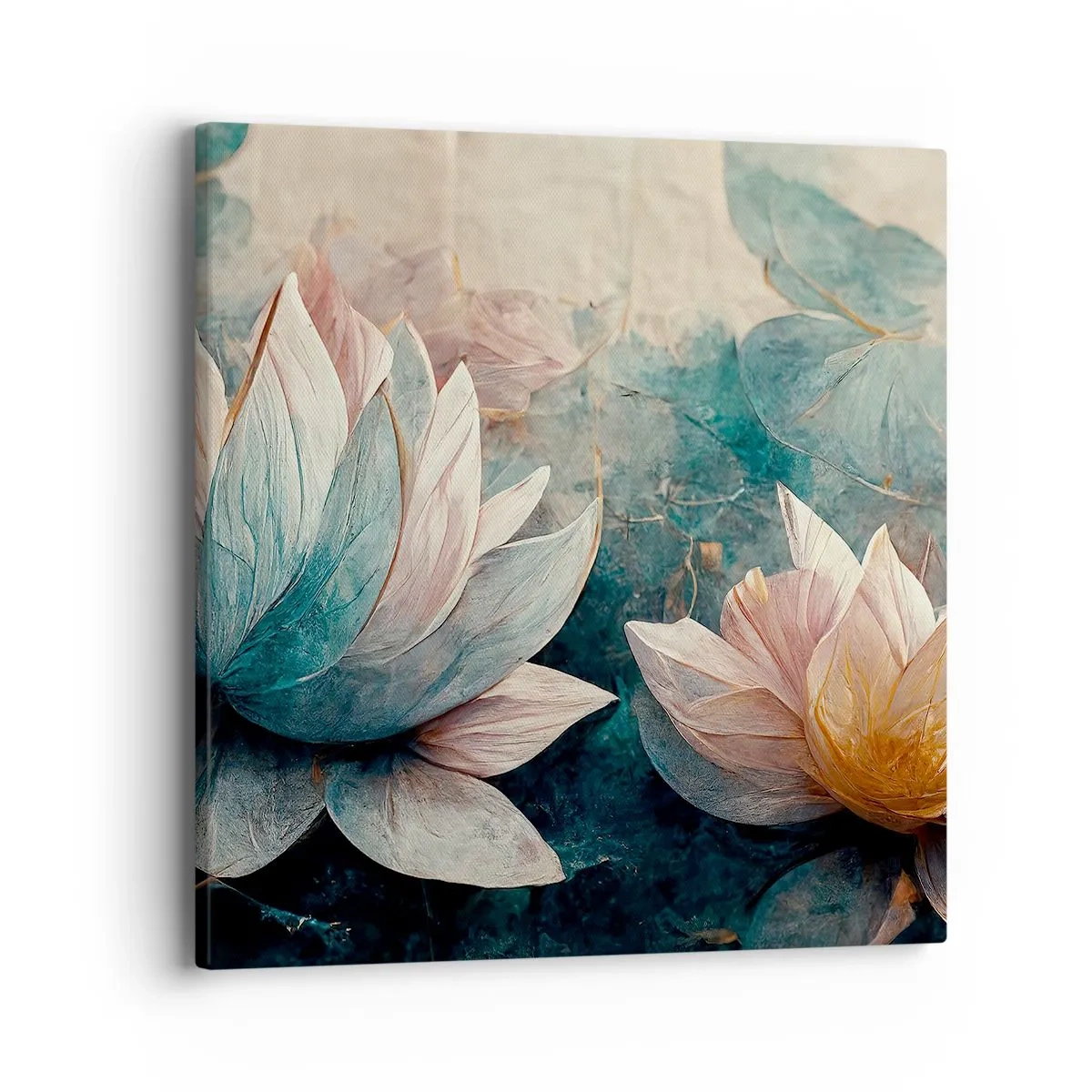 Quadro su tela - Stampe su Tela - Le stelle del lago - 40x40 cm