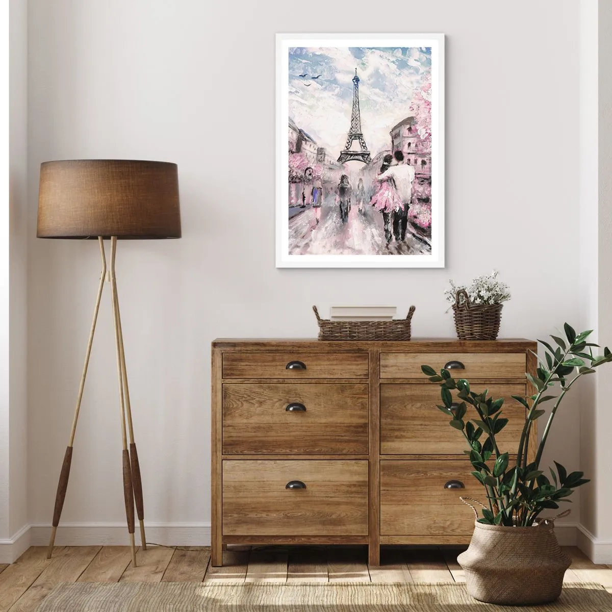 Poster in cornice bianca - Se innamorarsi, allora solo a... - 70x100 cm