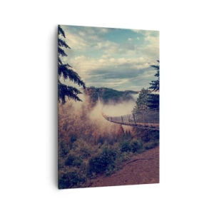 Quadro su tela - Stampe su Tela - Sopra il bosco autunnale - 70x100 cm