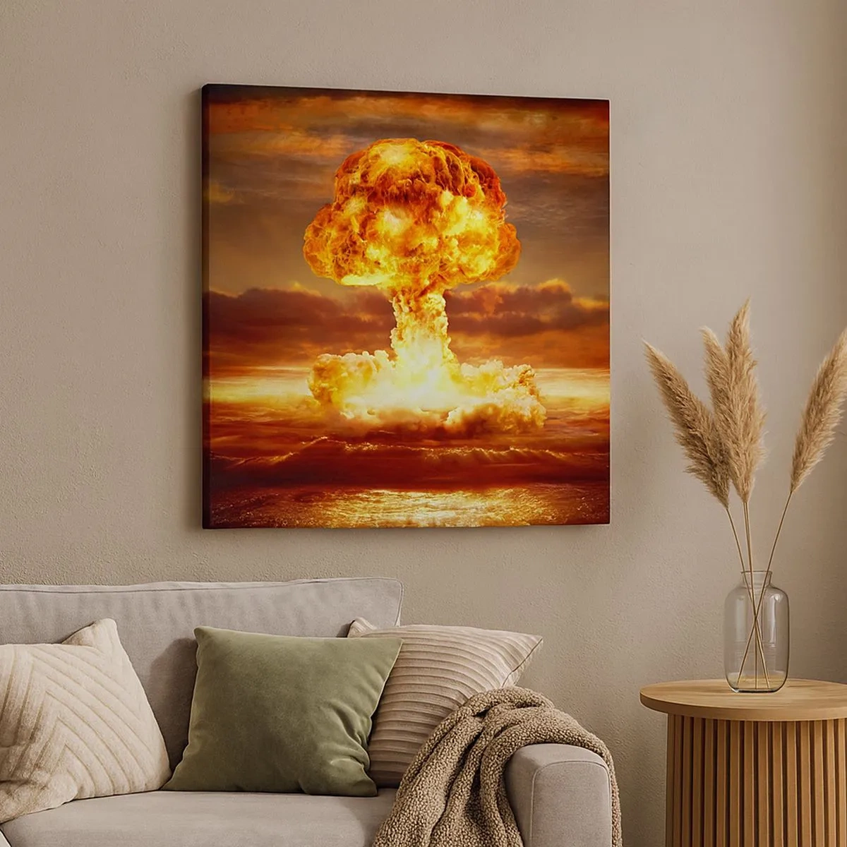 Quadro su tela - Stampe su Tela - E sarà la fine - 30x30 cm