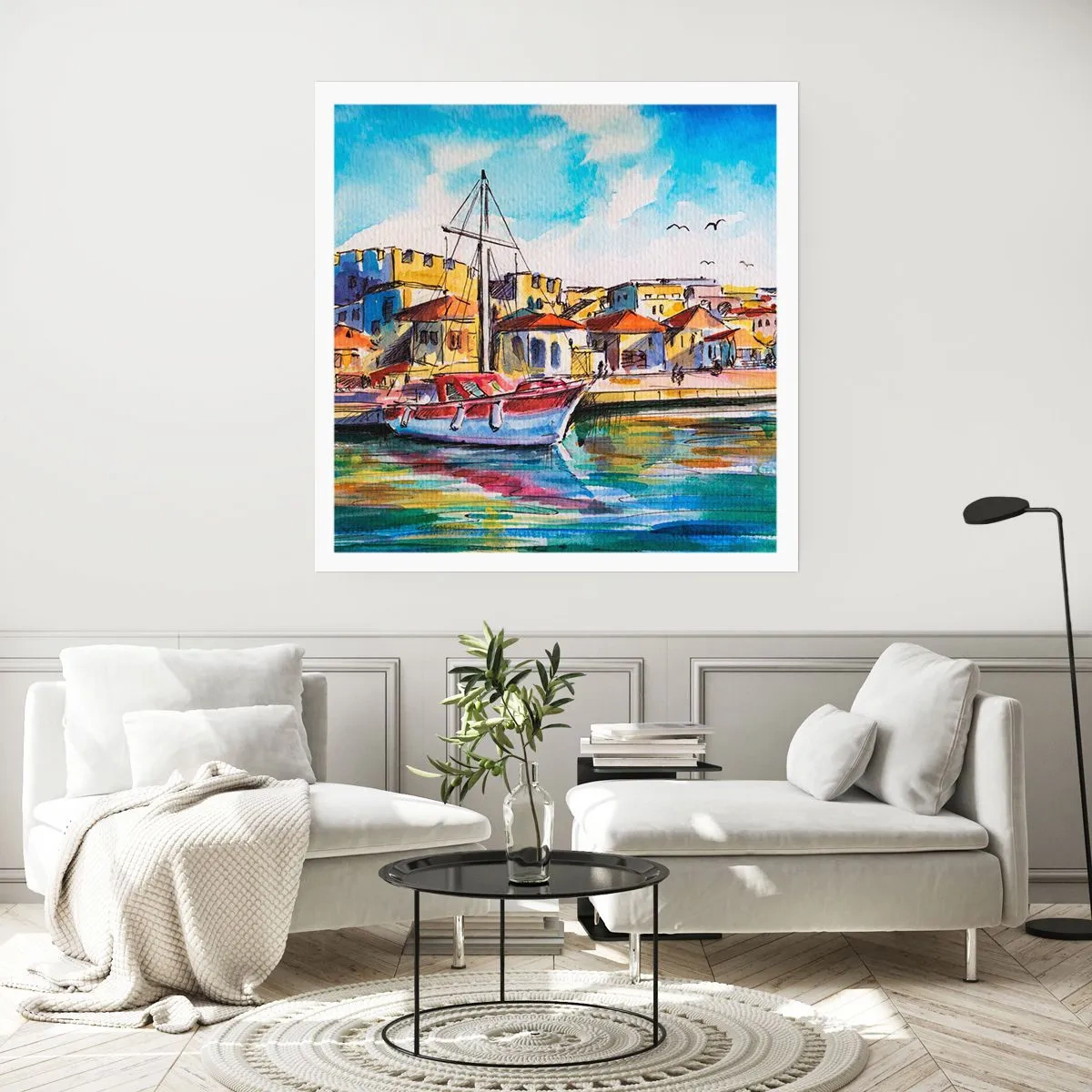 Poster - Un colorato pomeriggio - 50x50 cm