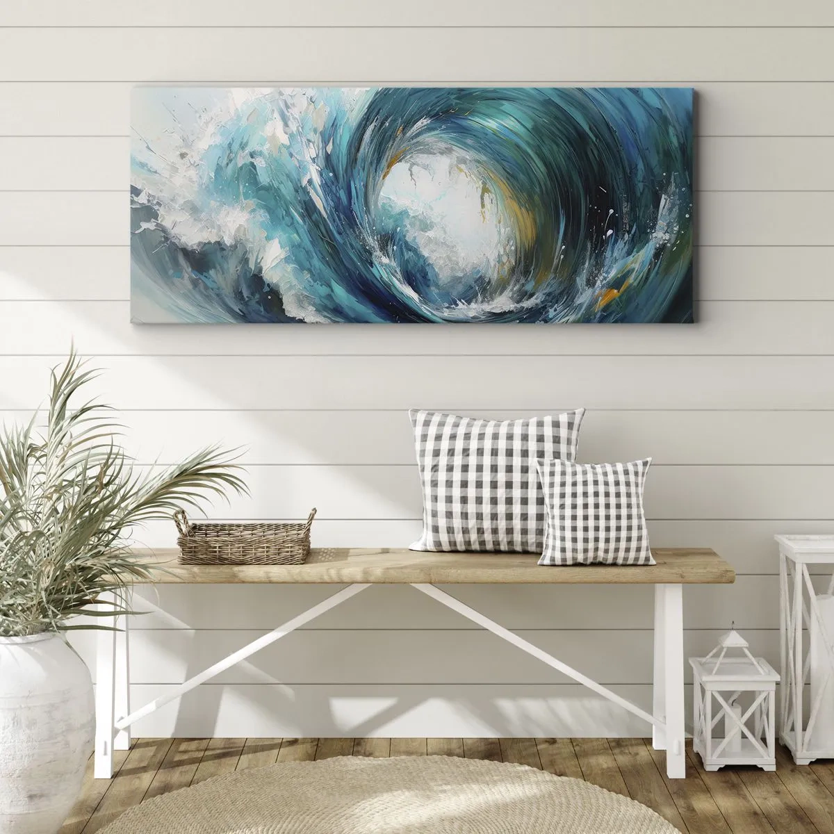 Quadro su tela - Stampe su Tela - Portale marino - 100x40 cm