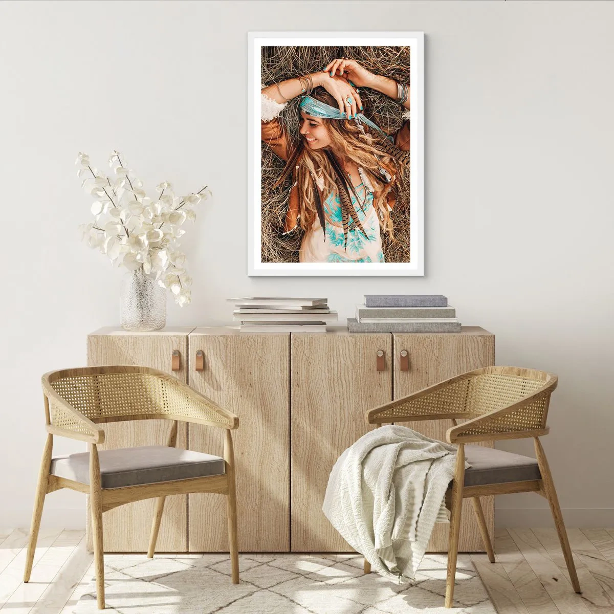 Poster in cornice bianca - Verso gli anni dell'amore - 40x50 cm