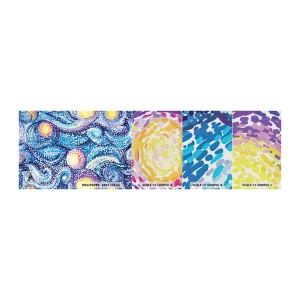 Campione di Fotomurale Premium Canvas - Dal quadro di Van Gogh - Astrazione, Pezzo, Pittura - 100x30 cm