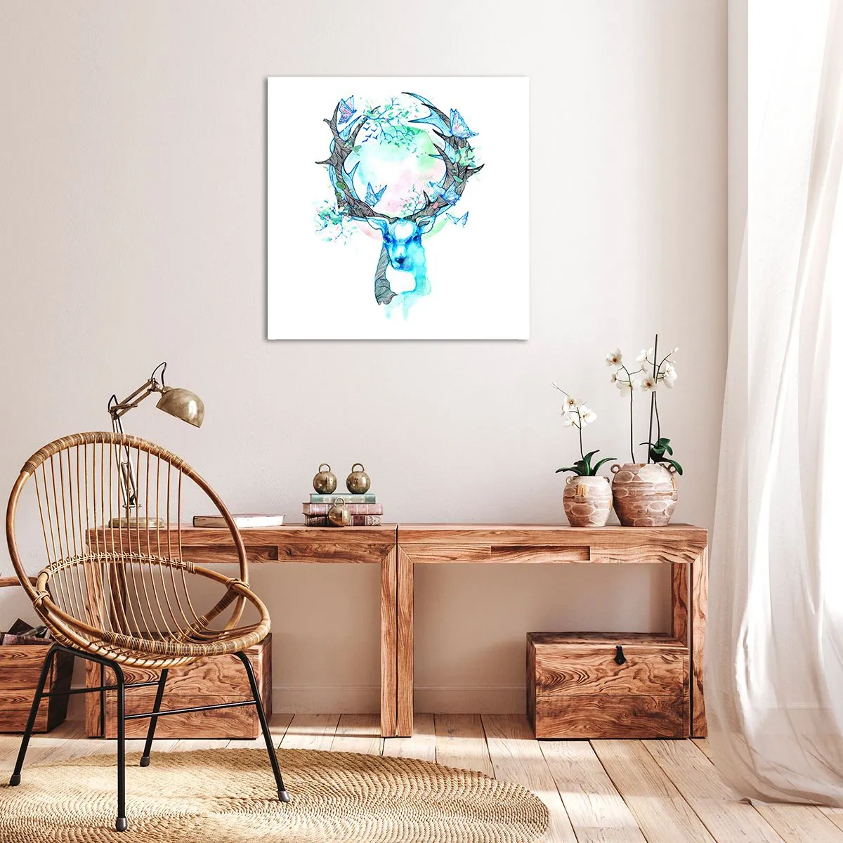 Quadro su tela - Stampe su Tela - La forza e la delicatezza della natura - 30x30 cm