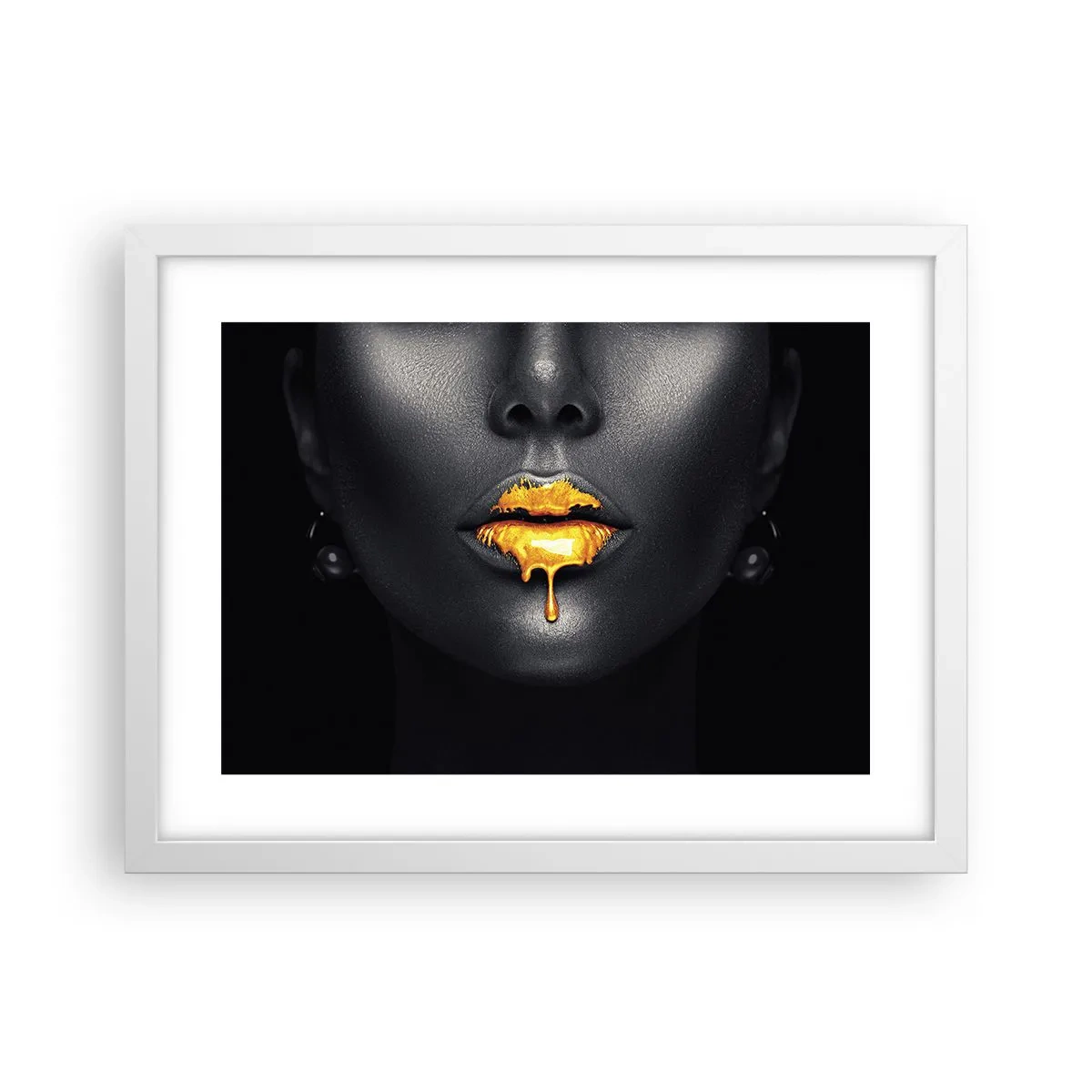 Poster in cornice bianca - Boccadoro - 40x30 cm