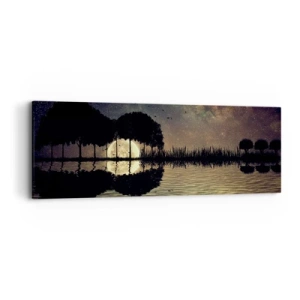Quadro su tela - Stampe su Tela - Notte ai confini del mondo - 90x30 cm