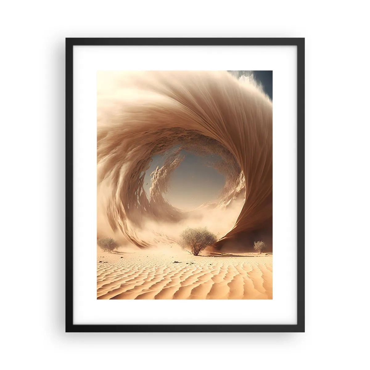 Poster in cornice nera - Il portale è aperto - 40x50 cm