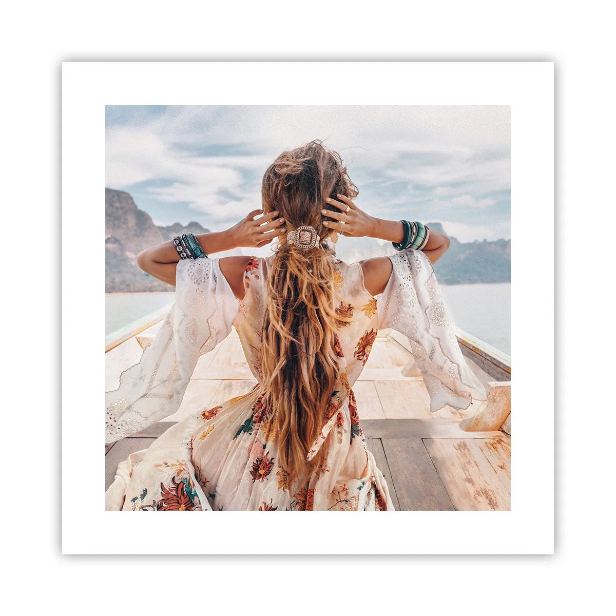 Poster - In cammino verso la felicità - 40x40 cm