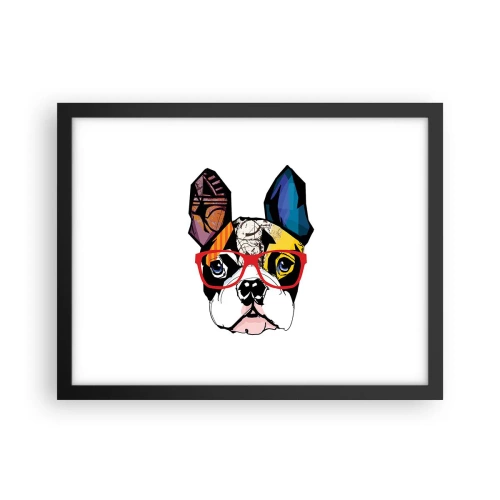 Poster in cornice nera - Intellettuale - 40x30 cm