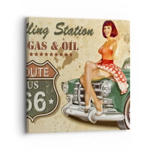 Quadro su tela - Stampe su Tela - I fantastici anni '40 - 30x30 cm