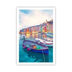 Poster - Sera colorata nel porto - 61x91 cm