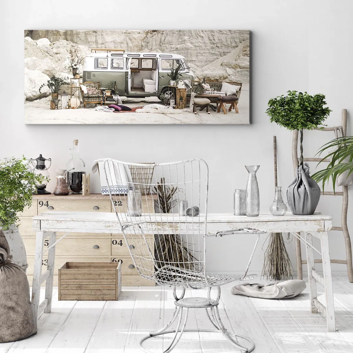 Quadro su tela - Stampe su Tela - è tempo di viaggiare - 90x30 cm