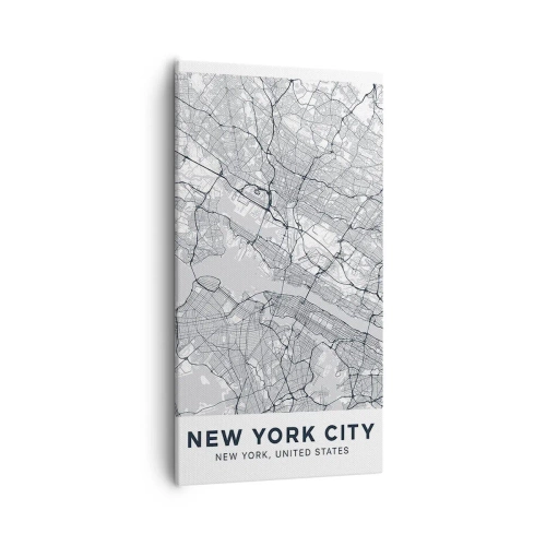 Quadro su tela - Stampe su Tela - Anatomia della metropoli - 55x100 cm