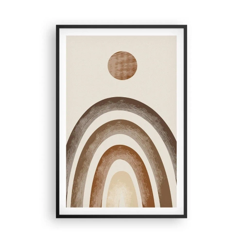 Poster in cornice nera - In una galassia lontana - 61x91 cm