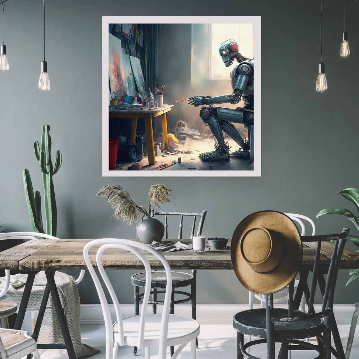 Poster - Atto creativo - 50x50 cm