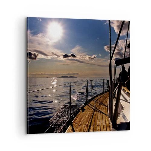 Quadro su tela - Stampe su Tela - A vele spiegate verso il sole - 60x60 cm