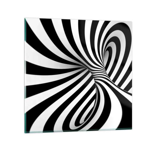 Quadro su vetro - Composizione: spazio danzante - 60x60 cm