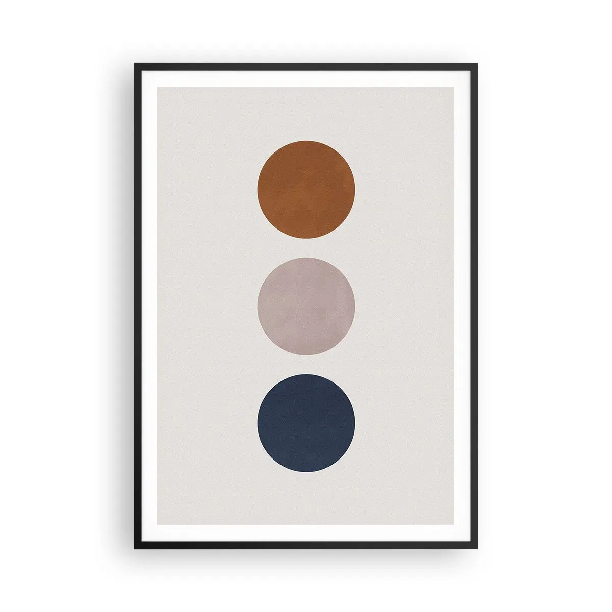 Poster in cornice nera - Simbolo di perfezione - 70x100 cm