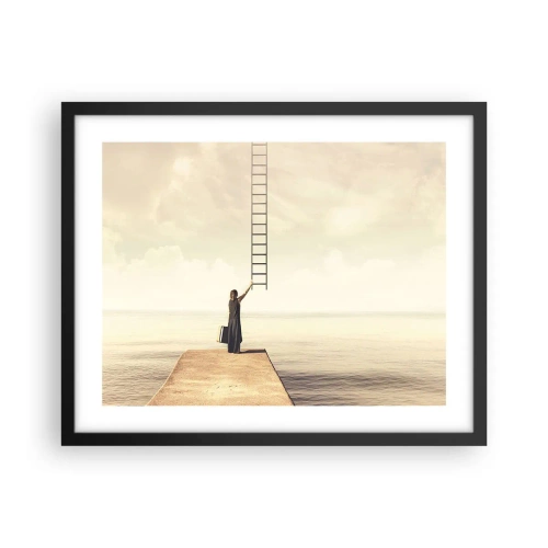 Poster in cornice nera - Viaggio magico - 50x40 cm
