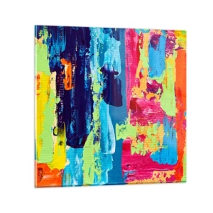 Quadro su vetro - La vita è bella! - 30x30 cm