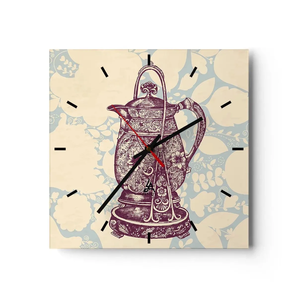 Orologio da parete - Orologio in Vetro - La bellezza del quotidiano - 40x40 cm